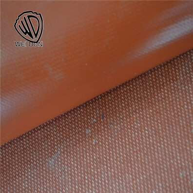 Silicone coated fiberglass fabric