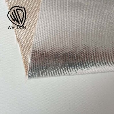 Aluminum foil glass fiber cloth